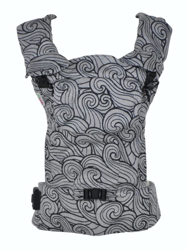 Mochila Ergonómica Monilu Toddler Waves gray